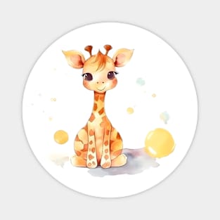 Cute Baby Giraffe Magnet